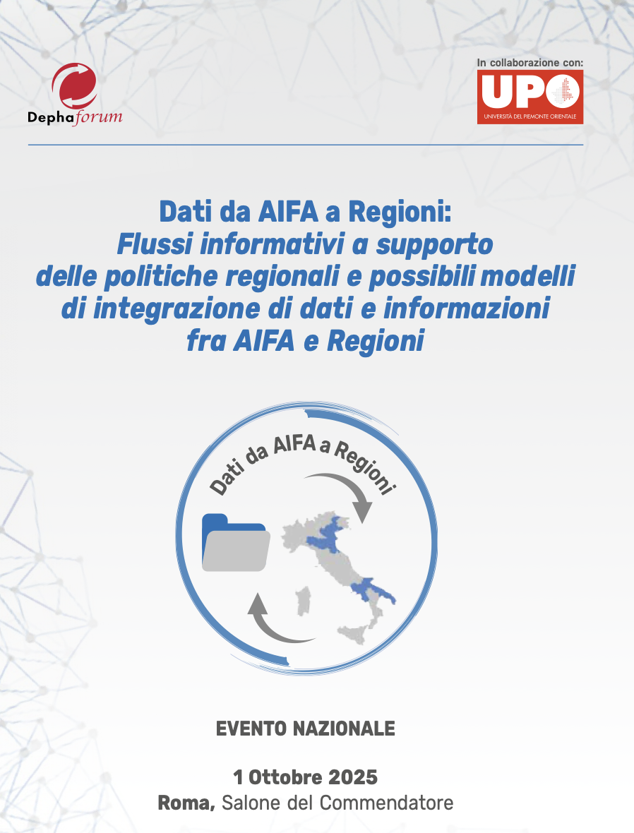Dati da Aifa a Regioni: flussi informativi a supporto delle politiche regionali e possibili modelli di integrazione